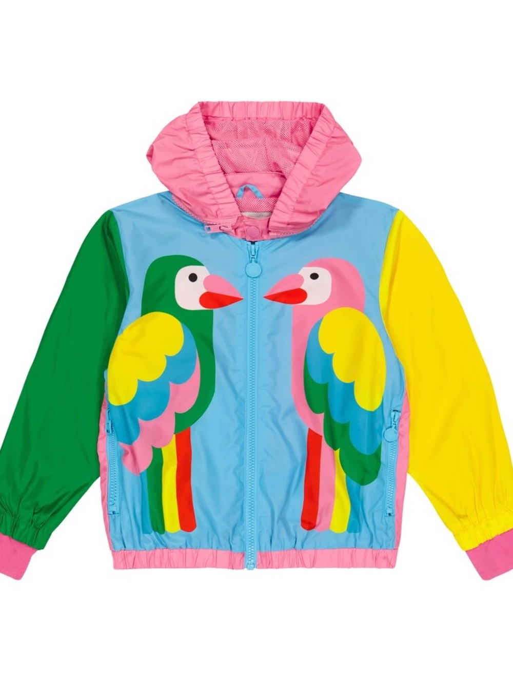 Stella McCartney Kids Parrot Windbreak Jacket size 6